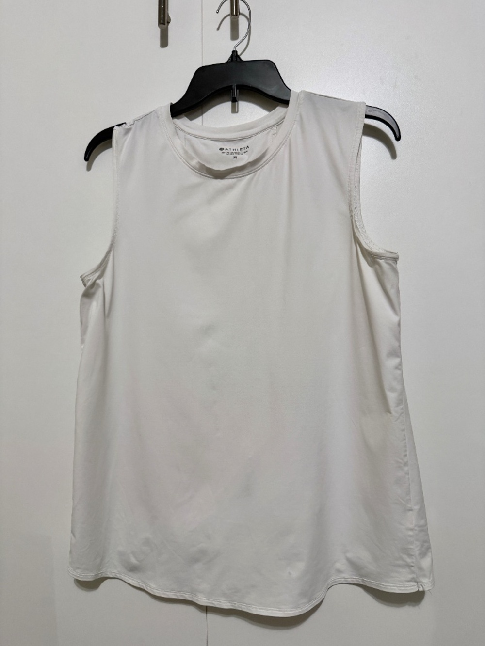 Athleta Sunlover UPF Split-Back Active Tank Top White, Medium